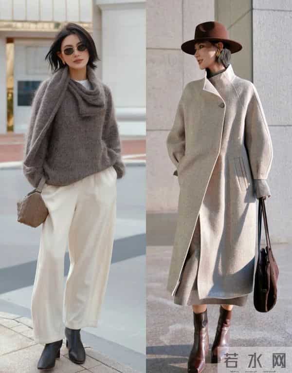 冬天毛衣高级穿搭技巧：选款+搭配找对方法，好看又百搭