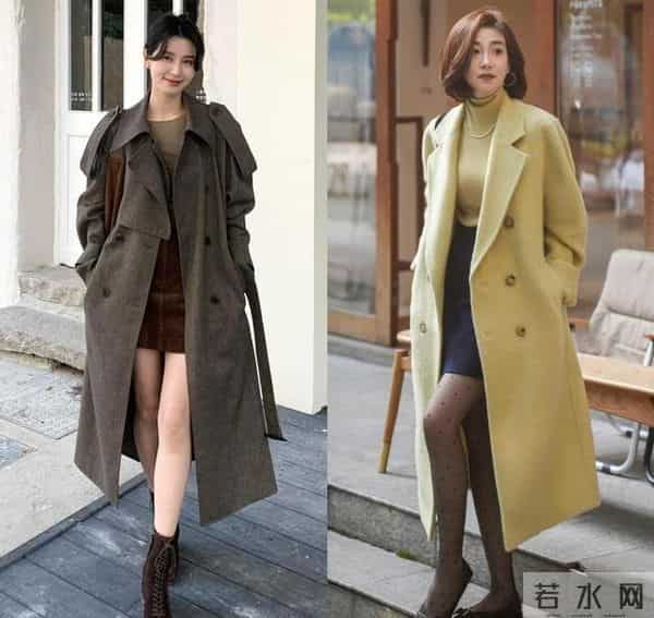 今年冬天“买精不买多”，干净色大衣，配半身裙、阔腿裤，太高级