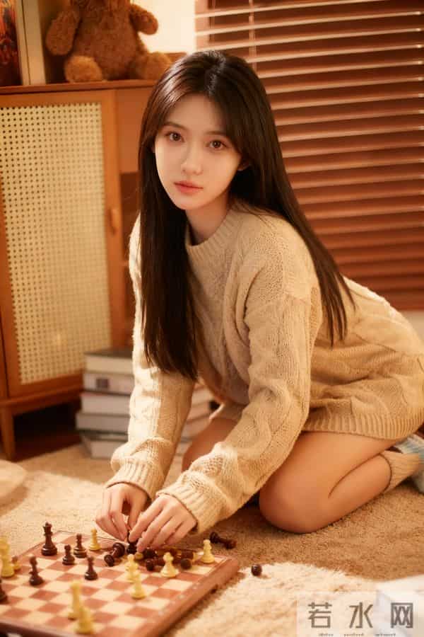 宽松针织短裙的慵懒系冬日穿搭