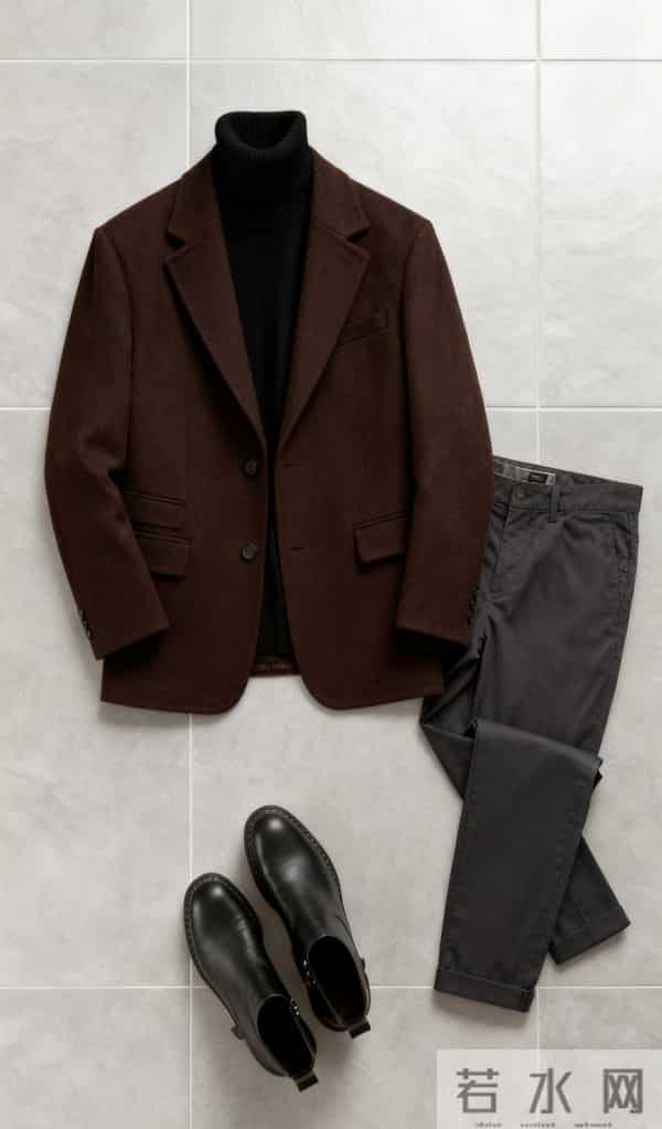 10套秋冬男装配色图鉴：浅灰瓷板砖下的高级感公式