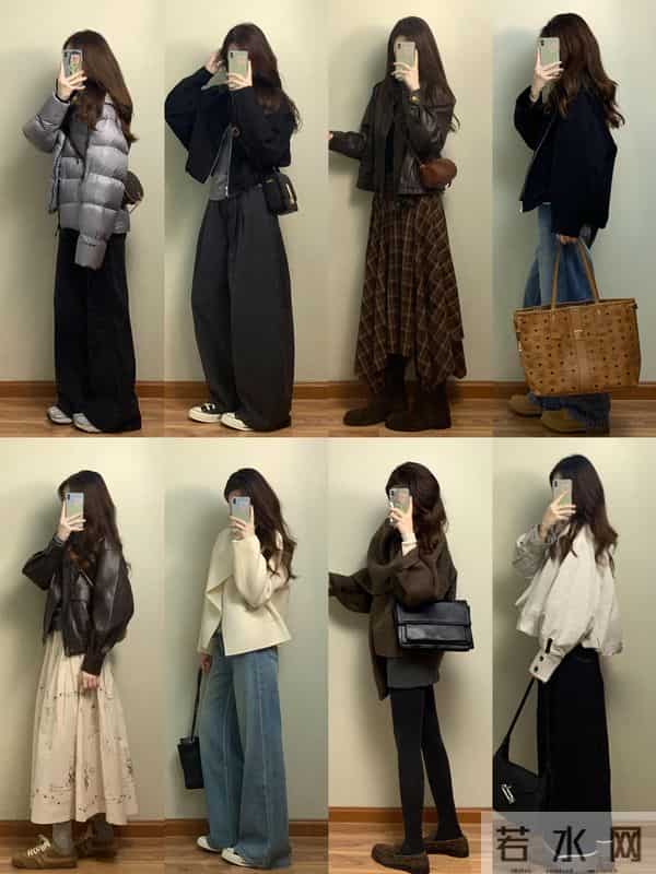 秋冬很火的通勤穿搭，不挑身材还显高级感十足