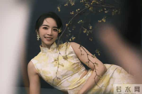 余霜国风旗袍，古风古韵