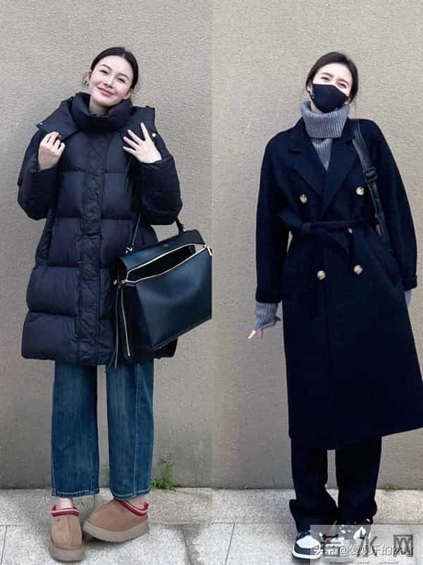 保暖又时尚大气的羽绒服搭配来了，搭配保暖套装不仅美，还高级