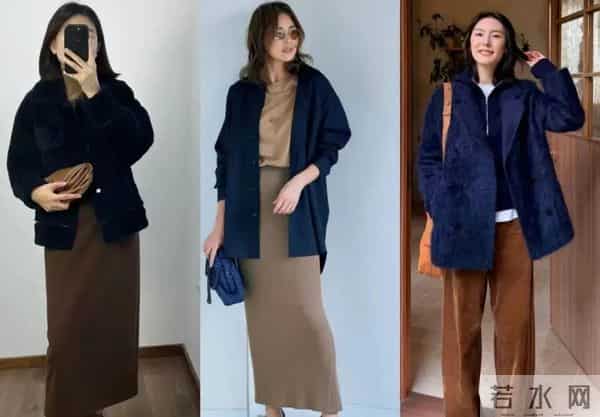 今年冬天藏蓝色爆火！这样穿时髦减龄