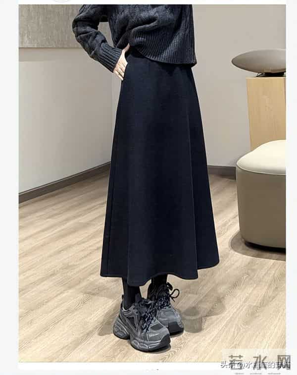 温柔到骨子里～毛呢伞裙体制内穿搭指南