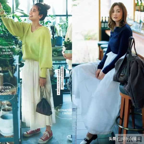 主妇打扮才懂，裙不上膝发带卷，得体又显气质