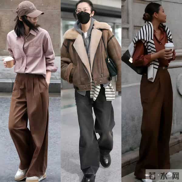 “阔腿裤+平底鞋”，才是今年冬天的正确打开方式！