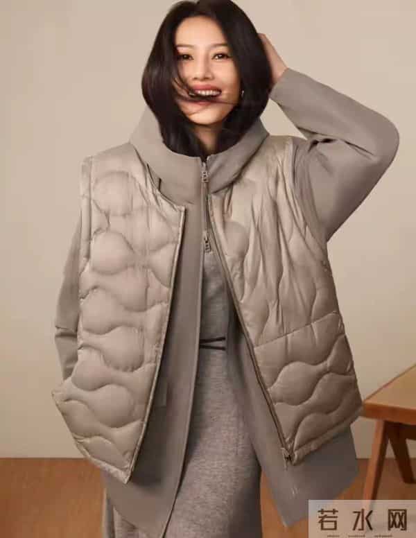 穿羽绒服高圆圆