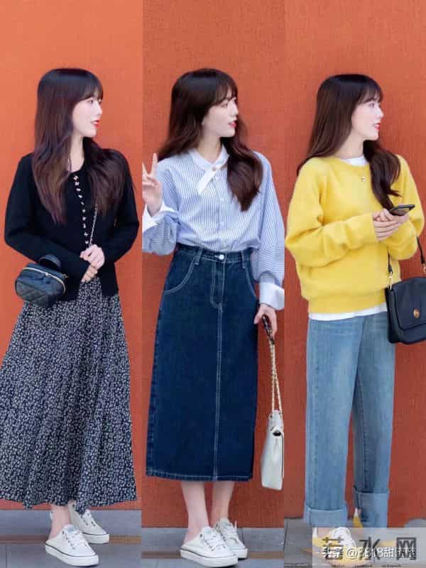 小个子春日穿搭，多穿浅色露肤清爽洋气更显高