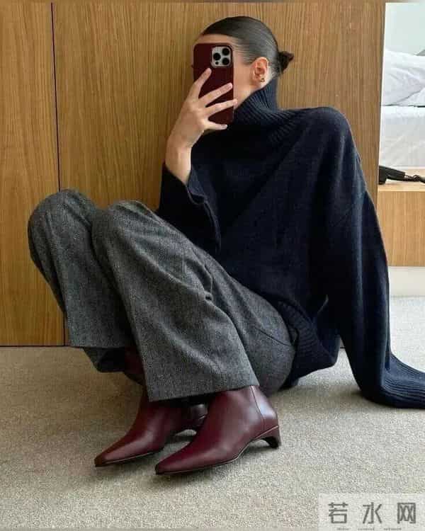 毛衣+阔腿裤，穿出冬日最温柔的时髦！