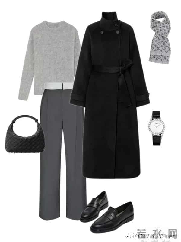 冬日穿搭示范：24