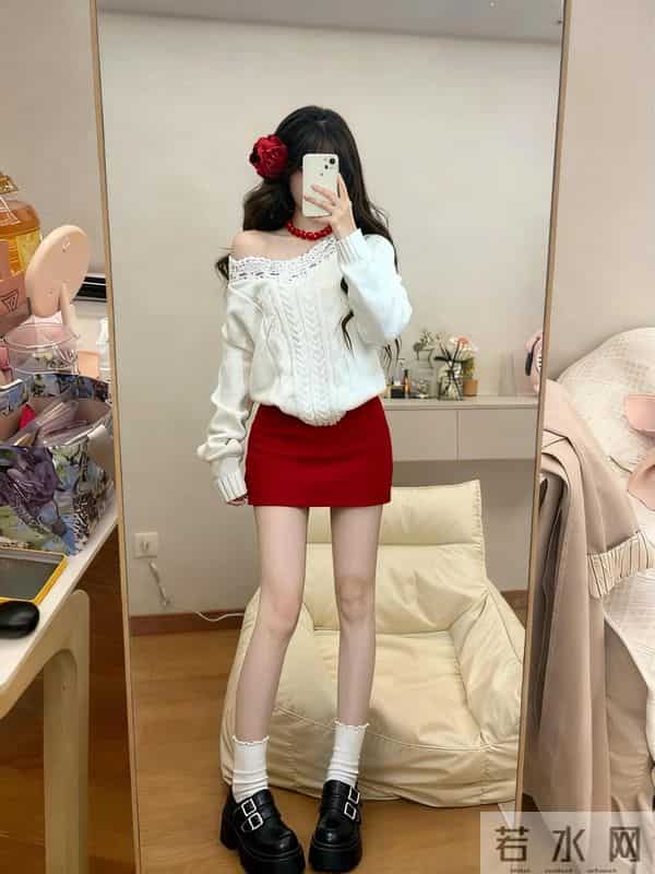 圣诞红穿搭杀疯了！11套look把甜辣焊死