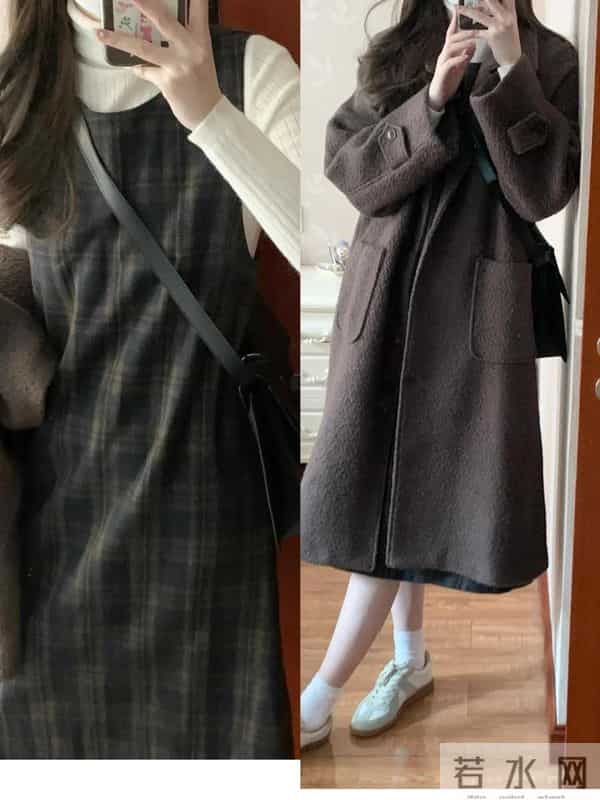 冬天这样穿长裙，时髦又保暖