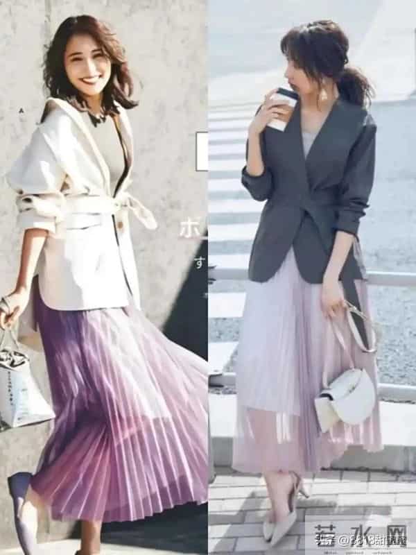 主妇打扮才懂，裙不上膝发带卷，得体又显气质