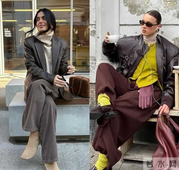 降温啦，“外套＋高领毛衣”火了，这样穿减龄时髦更高级