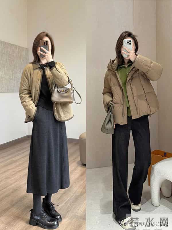 体制内女性秋冬“大地色+松弛感”穿搭：5组公式，得体又显贵