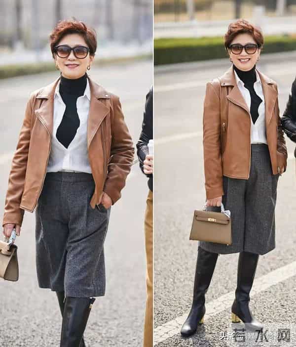 女人年纪大了怎么穿？试试：衣选长、鞋带跟，会叠穿，才优雅