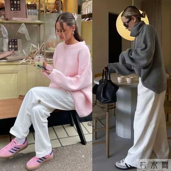 “阔腿裤+平底鞋”，才是今年冬天的正确打开方式！