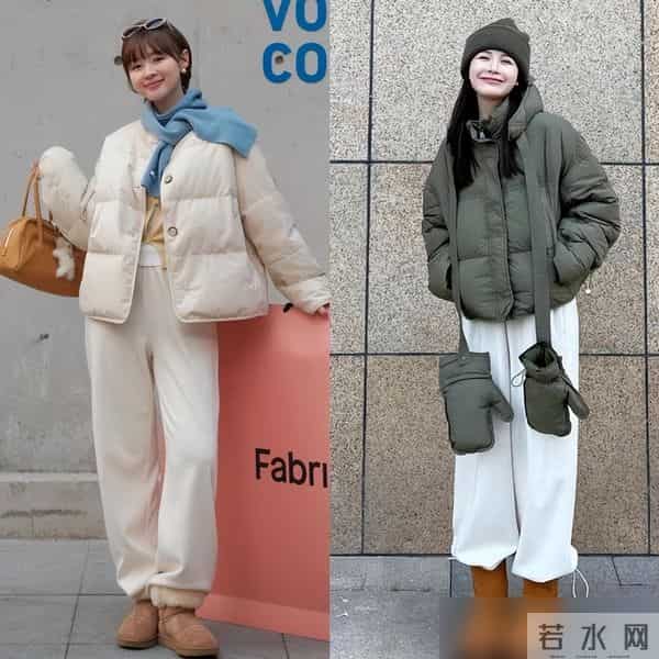 冬天要有一条“白裤子”，搭配羽绒服减龄时髦，搭配大衣洋气高级