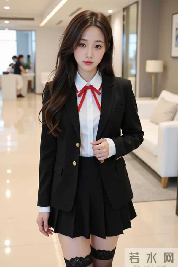 黑西装学院风也太飒了吧！