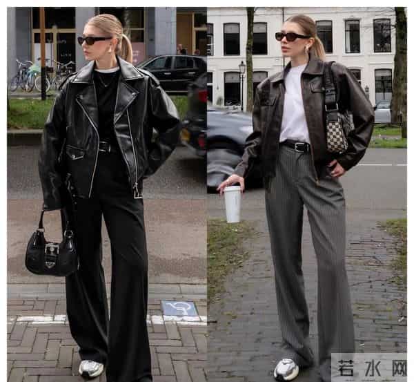 秋冬皮衣穿搭：百搭显瘦还显贵，日常照搬不踩雷