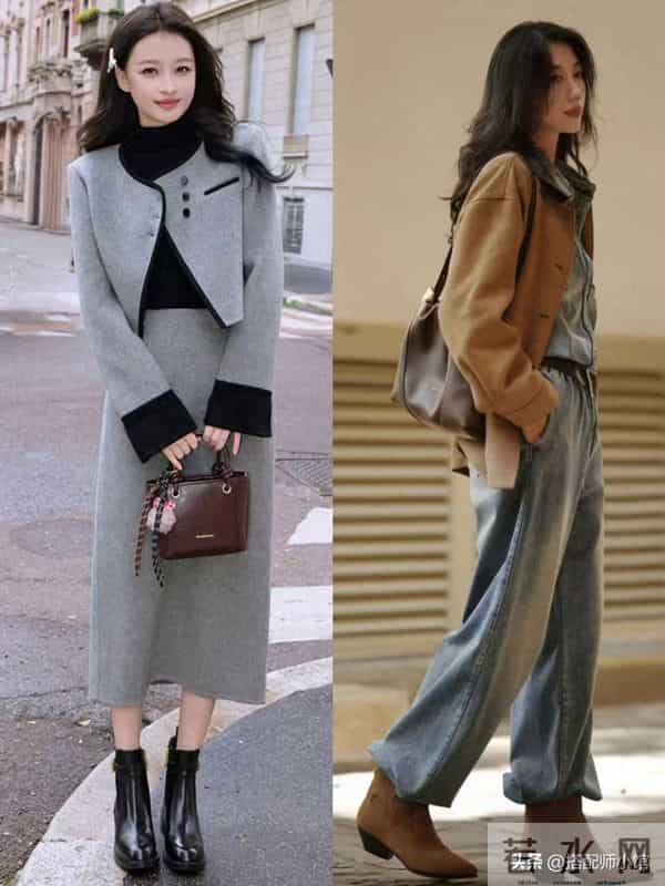 入冬才发现，乐福鞋不兴了，满街都是“齐踝靴”，洋气显高还保暖