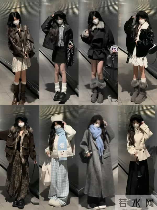 这一整个“冷感高级风”穿搭杀疯了！黑白灰直接焊在时髦上！