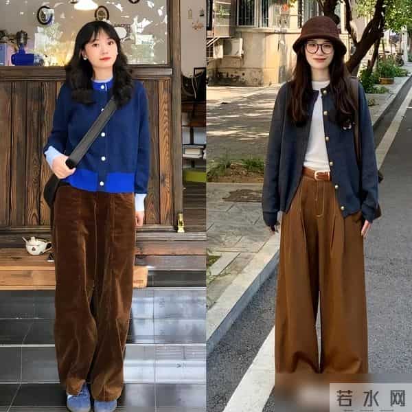 小白裤已失宠，今年秋冬最火的是“小棕裤”，学这几种穿搭太高级