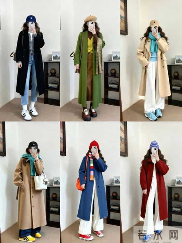 彩色羽绒服+节日风穿搭，承包整个冬天的美
