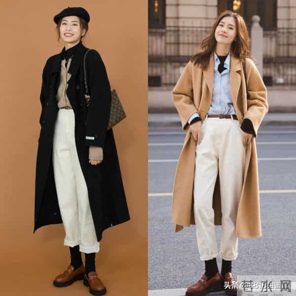 今秋最上头的搭配，就靠这一身“九分裤+乐福鞋”撑住