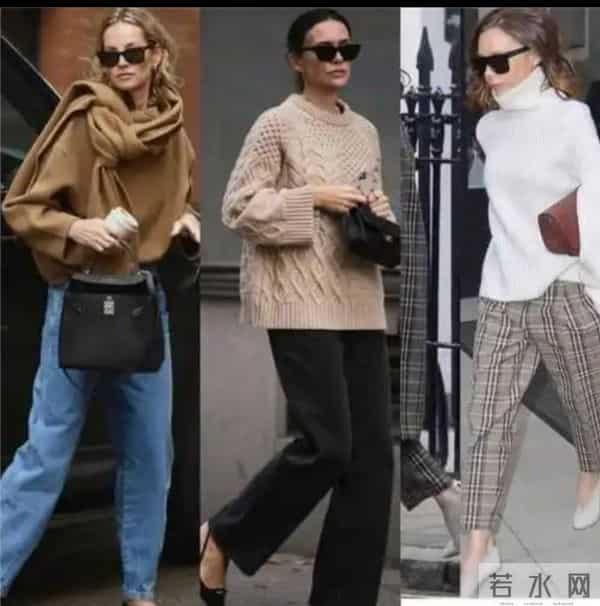 冬天毛衣高级穿搭技巧：选款+搭配找对方法，好看又百搭