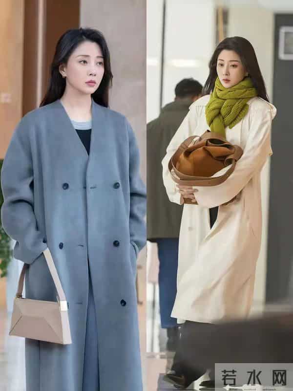 45岁殷桃的“毛衣+大衣”穿搭，才是中年女人的教科书！