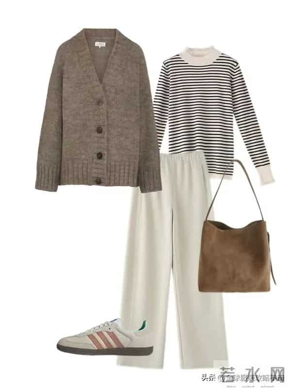 冬日穿搭示范：24