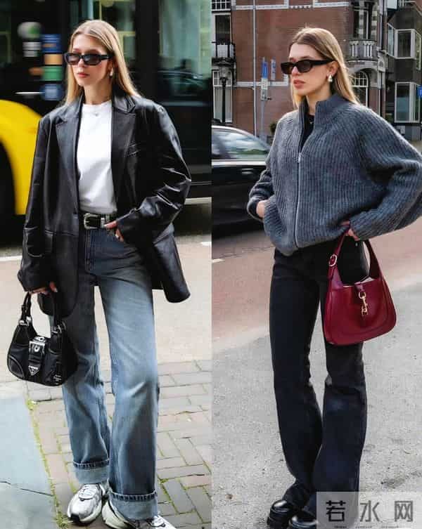 秋冬皮衣穿搭：百搭显瘦还显贵，日常照搬不踩雷