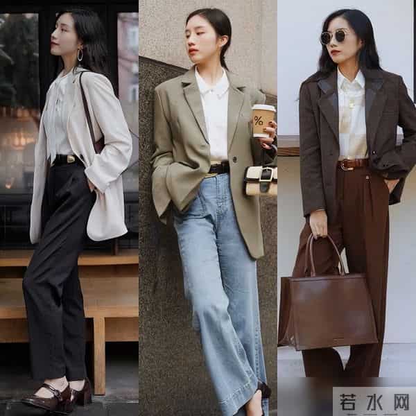 冬天，穿衬衣时建议搭配这4条裤子，知性又显瘦，小个子也能穿