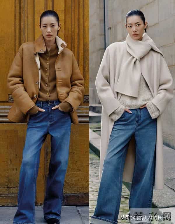 牛仔衬衫叠穿公式｜冬季保暖不臃肿的层次感穿搭