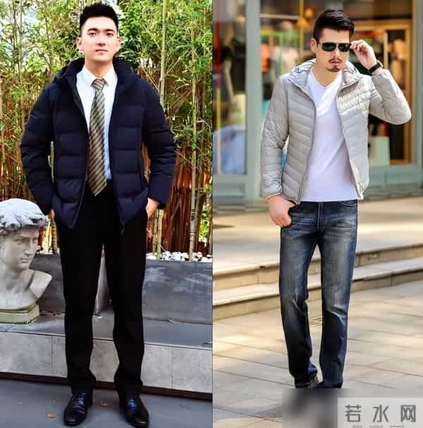 中年男人，冬季穿羽绒服少搭运动裤、运动鞋，看着帅气实则很普通