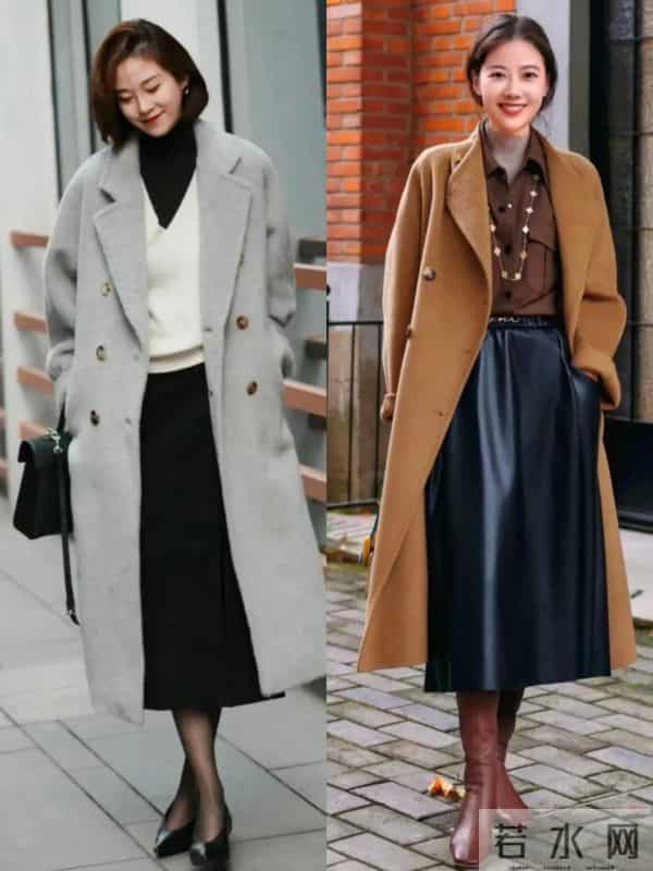 今冬最火搭配：大衣+长筒靴、短靴，保暖舒适又飒又美！