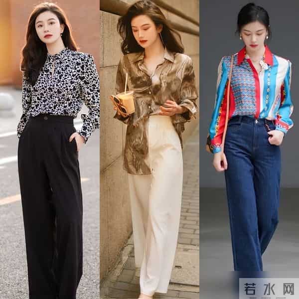 冬天，穿衬衣时建议搭配这4条裤子，知性又显瘦，小个子也能穿