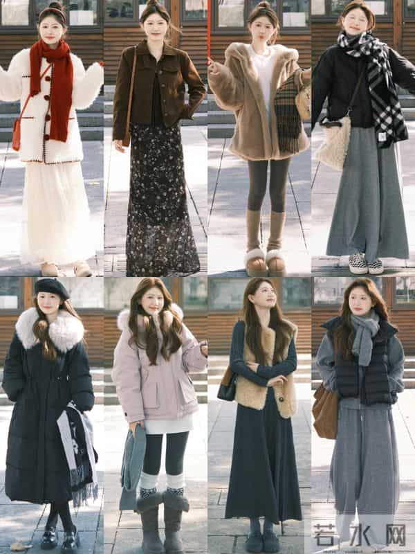 做个会穿搭的女孩子 好看的冬装也可以抗冻