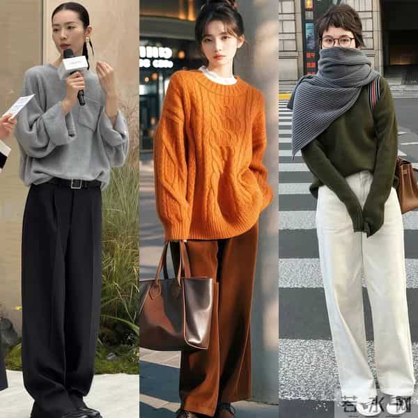 “阔腿裤+平底鞋”，才是今年冬天的正确打开方式！