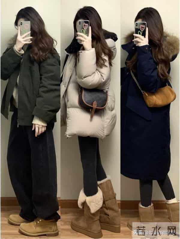 秋冬基础款穿搭，简单穿也好看
