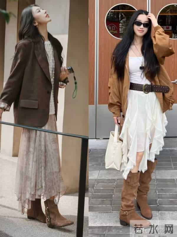 老爹鞋不兴了！今年最流行的是“麂皮靴”，时髦又高级，谁穿谁美