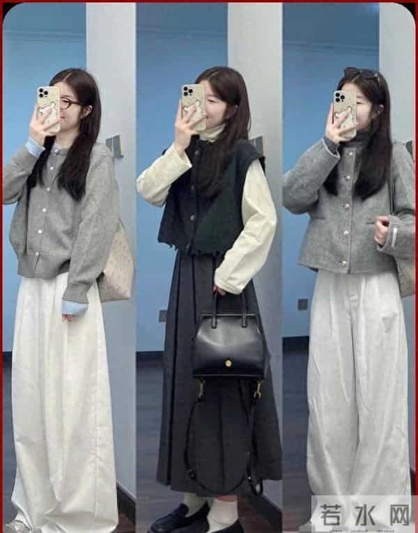 小个子也能拿捏的慵懒风穿搭｜一周不重样的秋冬公式