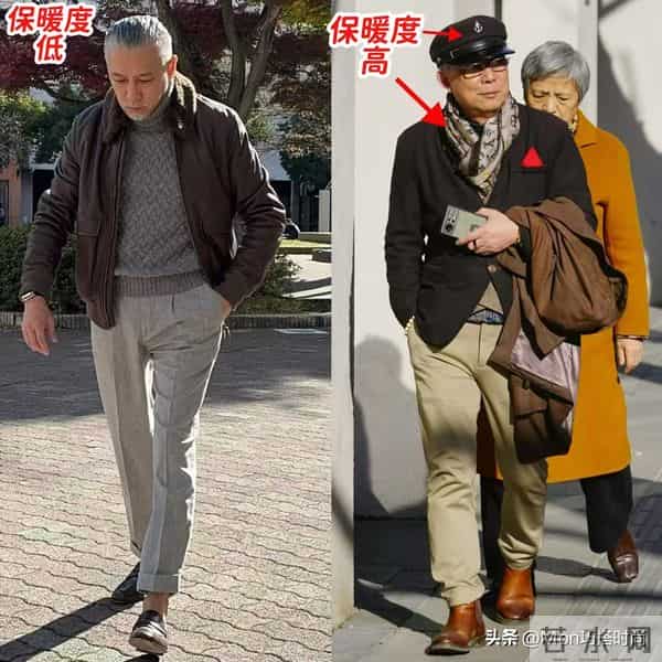 被上海爷爷惊艳了！满街都是“戴围巾又戴帽子”打扮，保暖又时髦