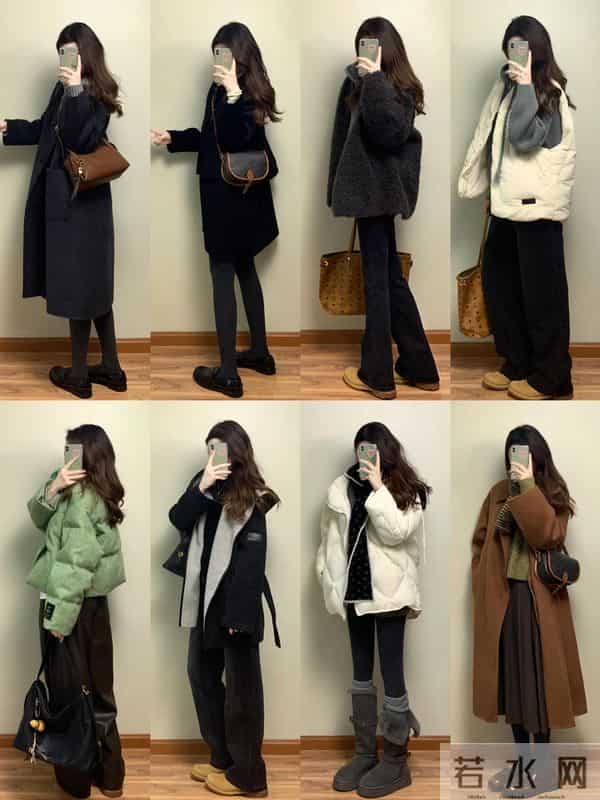 秋冬很火的通勤穿搭，不挑身材还显高级感十足