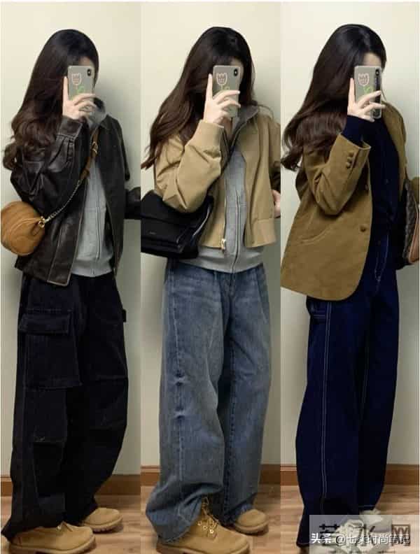 秋冬基础款穿搭，简单穿也好看