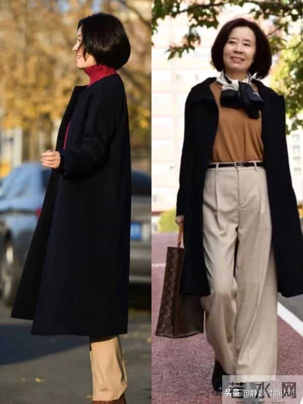 女人年纪大了怎么穿？试试：衣选长、鞋带跟，会叠穿，才优雅