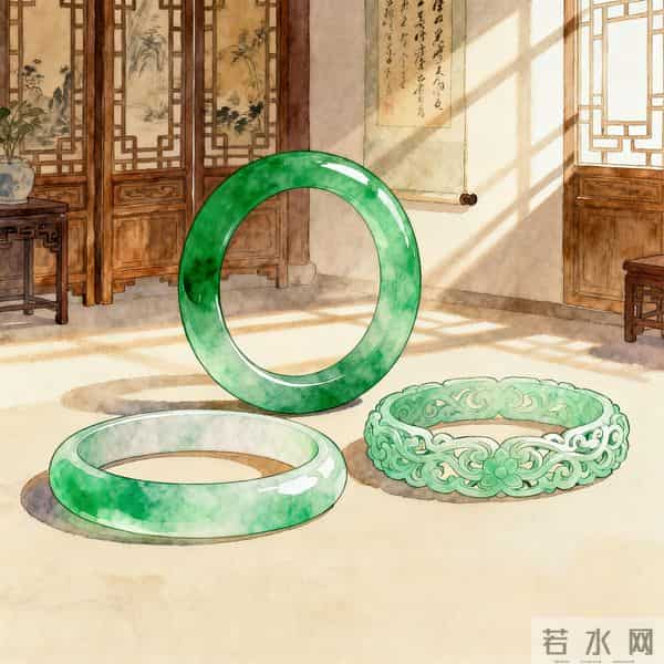 翡翠手镯样式全盘点：你戴的不仅是饰品，更是千年文化