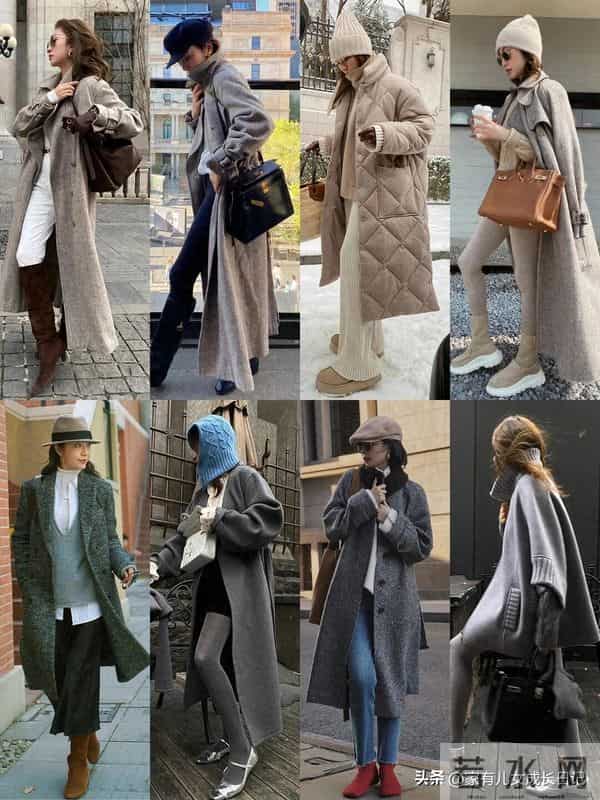 秋冬“松弛高级感”穿搭，citywalk松弛燕麦色长大衣+同色系内搭
